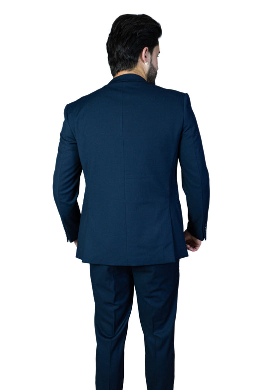 Costume Masculino Slim Cinza Napoli – Corte Premium em Polilã