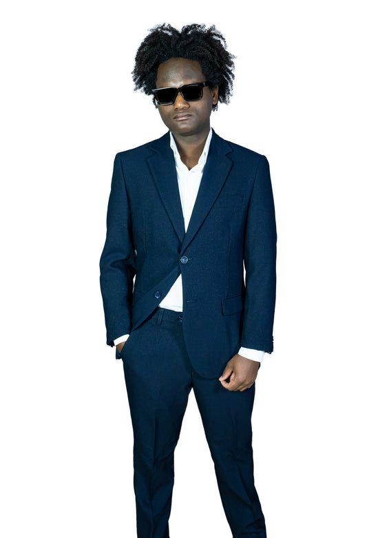 Costume Milano Mid Night Blue Slim – Terno Azul Marinho em Polilã Premium