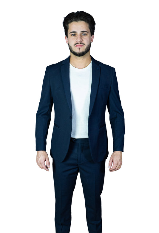 Costume Masculino Slim Cinza Napoli – Corte Premium em Polilã